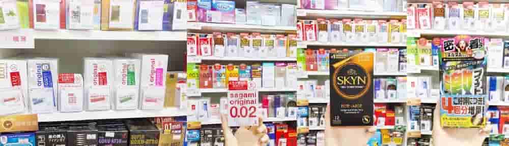 性商店裏面有很多不同的產品，一盒盒整齊放在貨架上